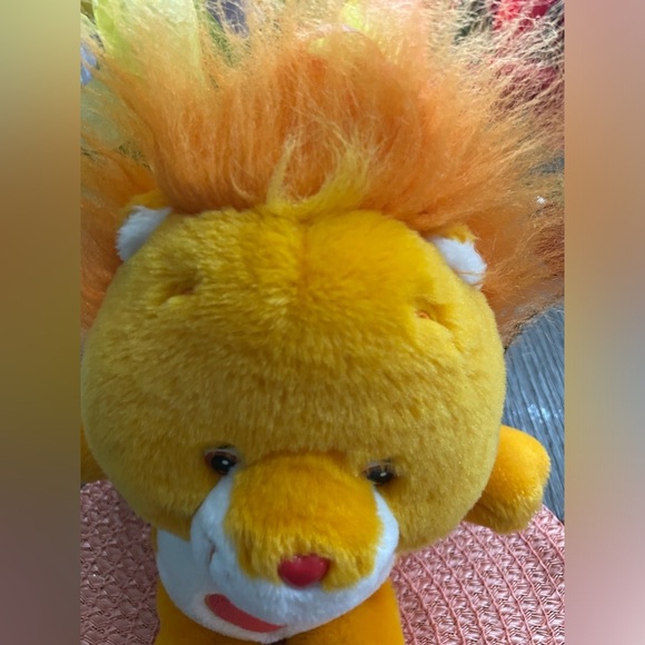 2004 Care Bear Cousins Orange Brave Heart Lion Plush - Picture 3 of 8